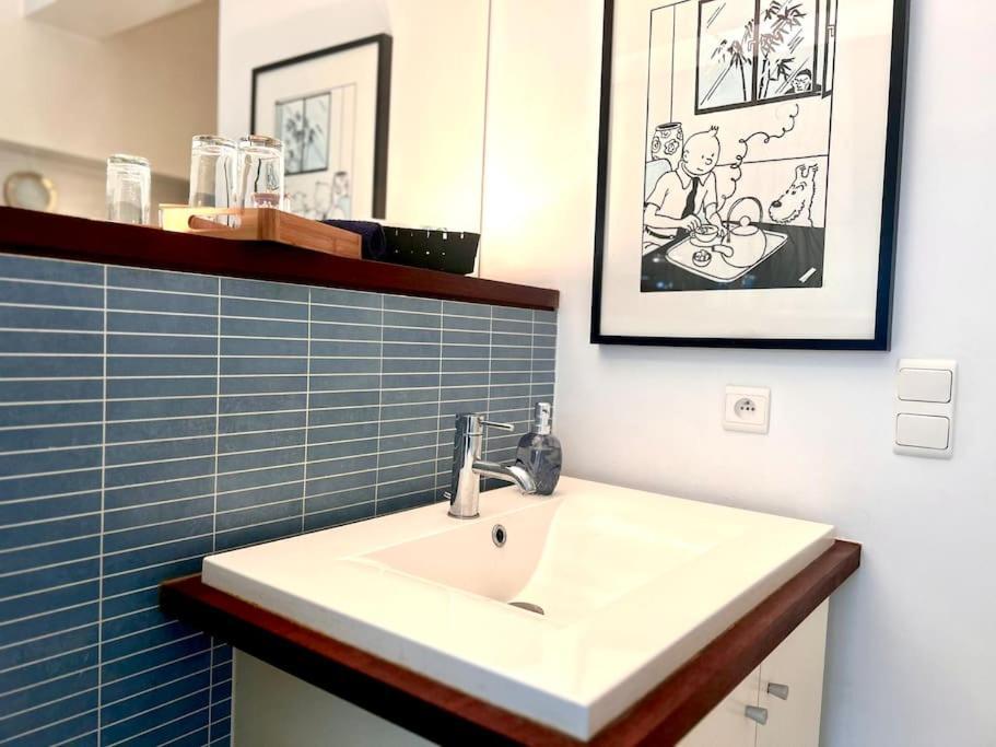 Down Town Spacious Duplex With Private Parking & Game Room Brussels Ngoại thất bức ảnh